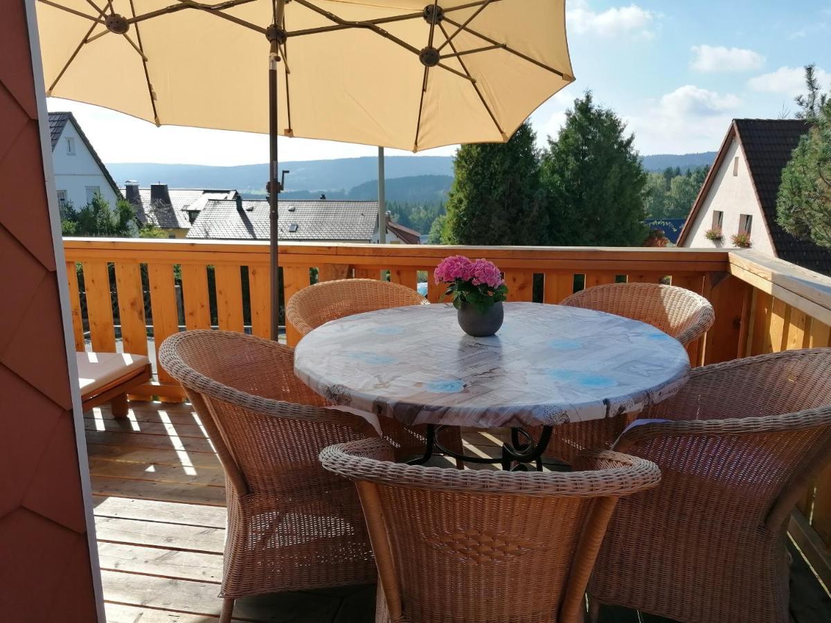 Fichtelfeeling Villa Fichtelberg Bagian luar foto
